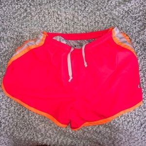 Bright workout shorts